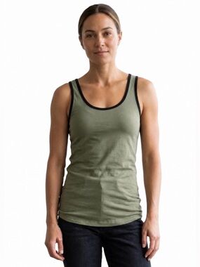 Current Elliott Sleeveless Women’s Olive Green Tank Top Size Small